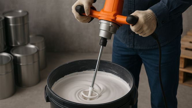 Agitador de pintura: cómo elegir el equipo ideal para lograr mezclas homogéneas y sin desperdicio