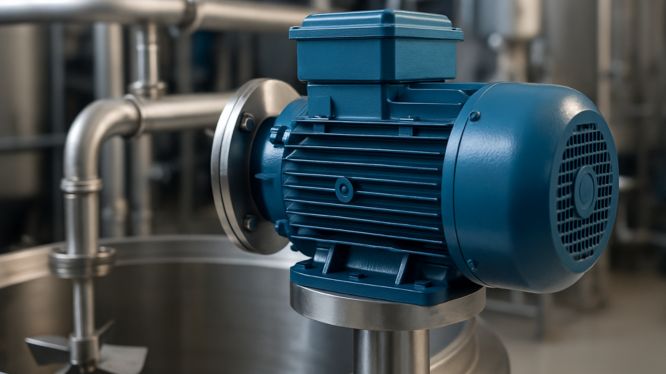 Cómo elegir el motor ideal para tu agitador industrial: potencia, eficiencia y ahorro energético