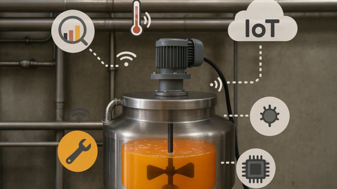 Agitadores Industriales Inteligentes: Cómo la IoT está transformando la mezcla en planta