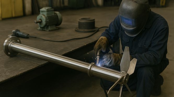 Fabricación de agitadores industriales