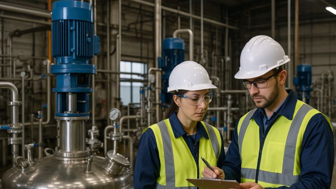 Requisitos normativos y de seguridad para agitadores químico-industriales