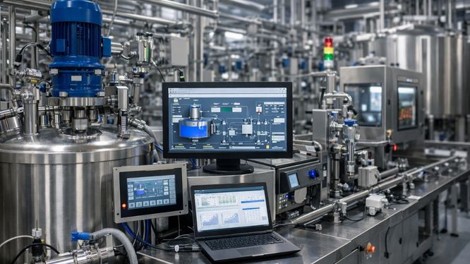 Agitadores y mezcladores industriales: integración eficiente en procesos de automatización