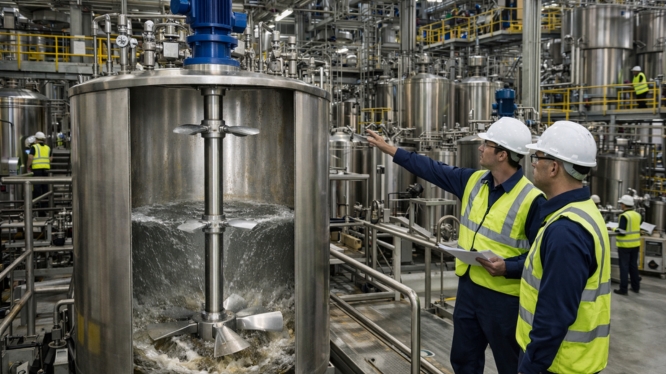 Agitadores verticales para tanques profundos: ventajas, retos y buenas prácticas de operación