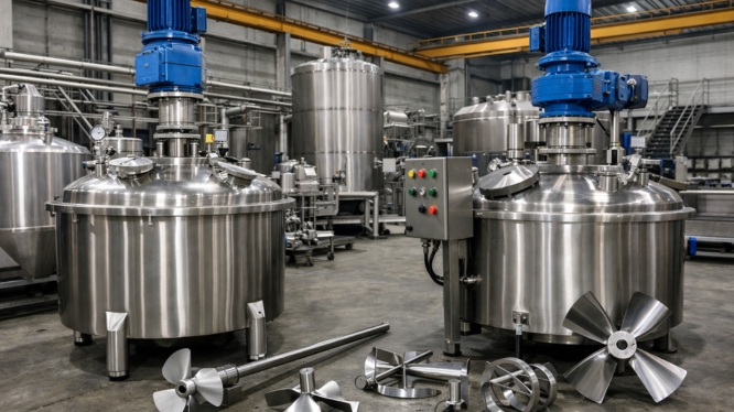 Cómo dimensionar agitadores industriales según el volumen del tanque y el objetivo de mezcla
