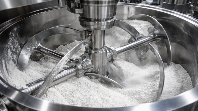 Mezcladora industrial: factores que afectan la homogeneidad del producto final