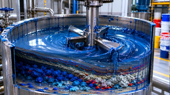 Agitador de pintura: cómo evitar diferencias de color y sedimentación en producción