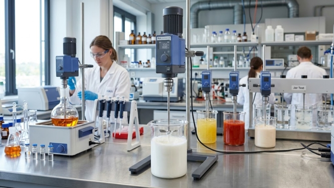 Agitador mecánico de laboratorio vs agitador industrial: diferencias, aplicaciones y criterios de selección