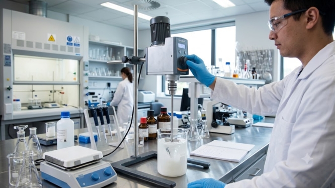 Agitador mecánico de laboratorio vs agitador industrial: diferencias, aplicaciones y criterios de selección