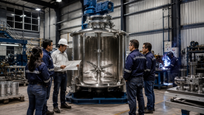 Agitadores industriales en México: ventajas de fabricar equipos a la medida para cada proceso