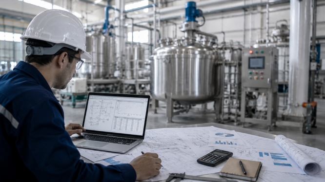 Mezcladora industrial: cómo calcular la capacidad de producción antes de comprar un equipo