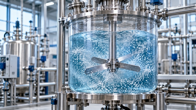 Agitadores para la industria química: cómo controlar mezclas con cambios de viscosidad, temperatura y densidad