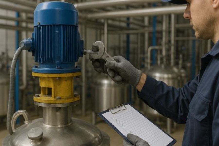 ¿Qué mantenimiento preventivo necesita un agitador industrial para prolongar su vida útil?