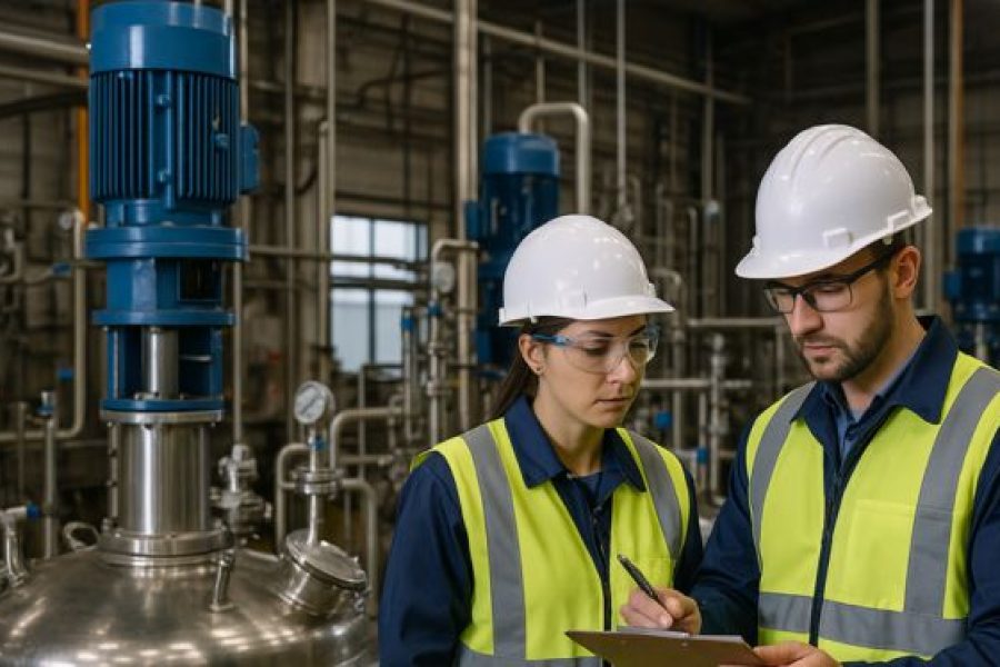 Requisitos normativos y de seguridad para agitadores químico-industriales